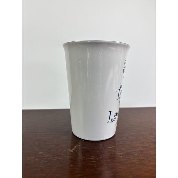 Mulberry Ceramic Latte Mug - Live Well Laugh Often Love Much - Picture 5 of 12